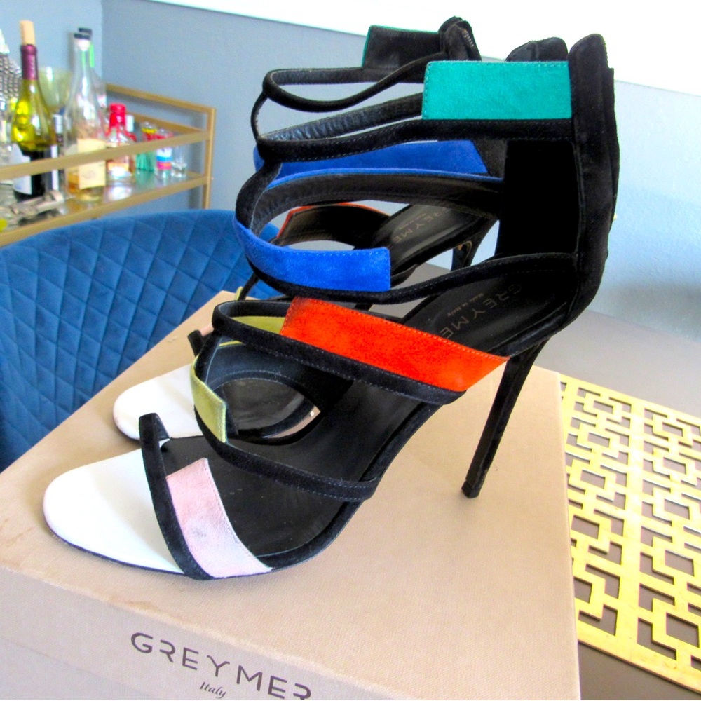 Greymer US9/ EU40 heel sandals